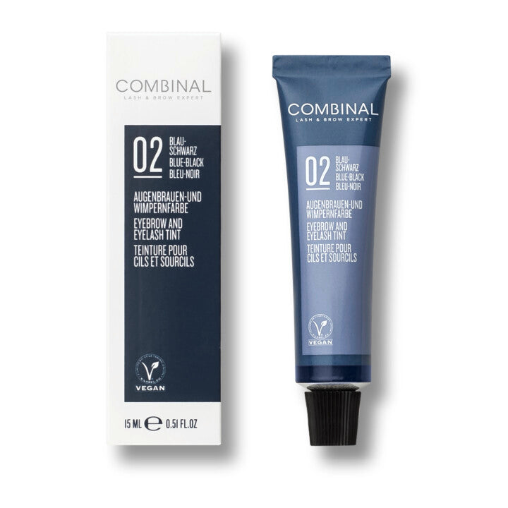 COMBINAL Augenbrauen- und Wimpern-Farbe BLAU-SCHWARZ