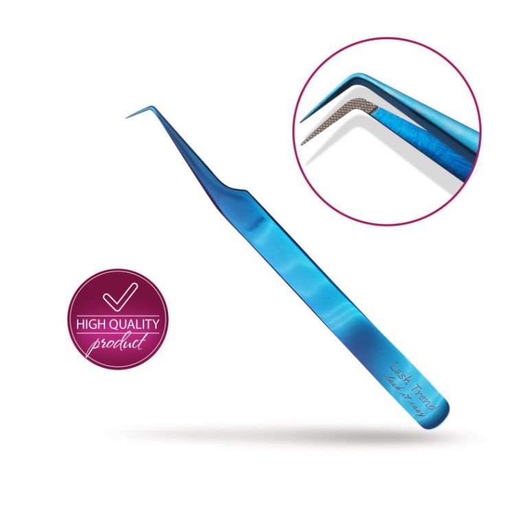 Pinzette Blue – 8 mit Nano Fiber Tip