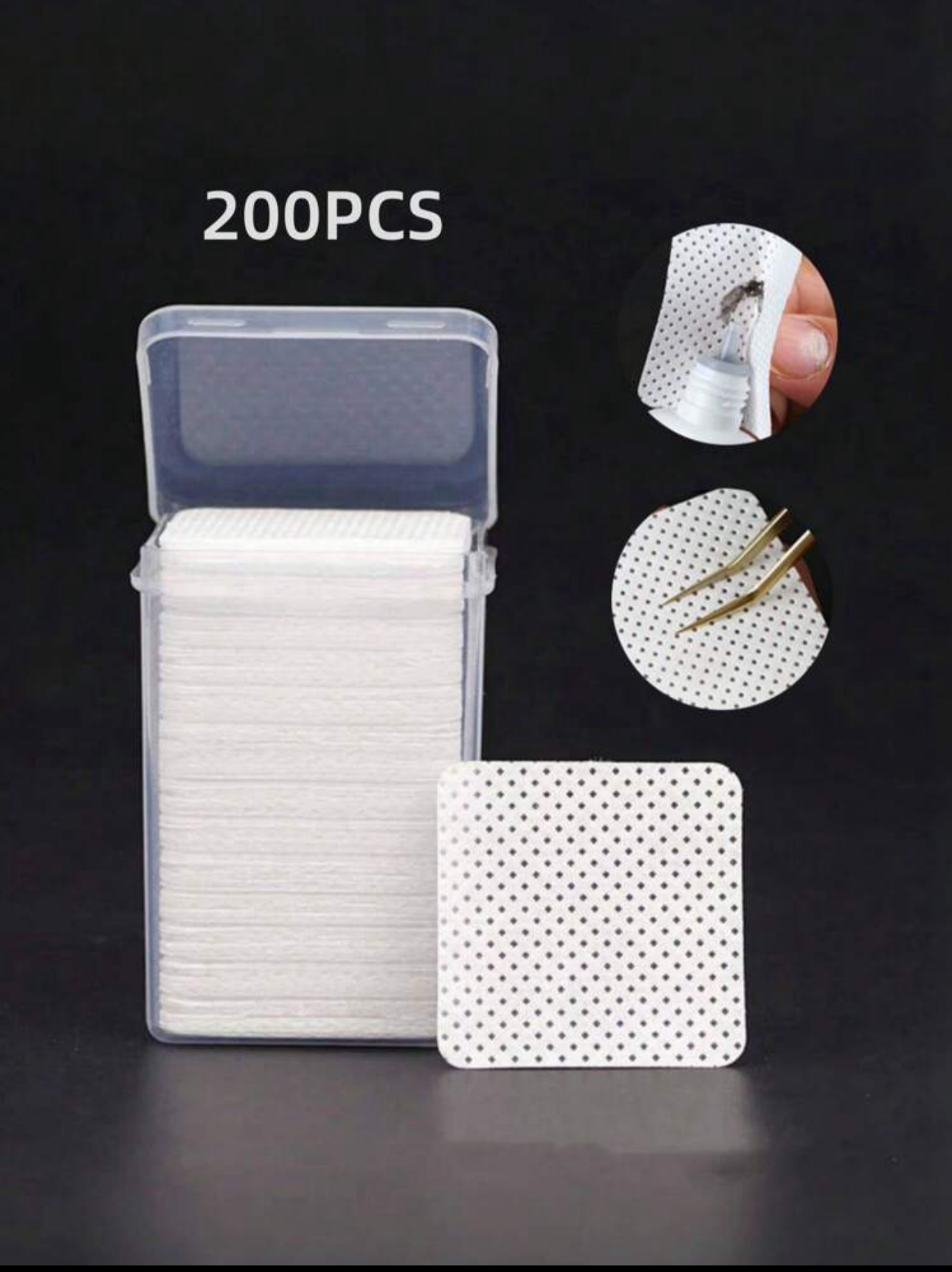 Reinigungstücher für den Wimpernkleber (200 Stk.)