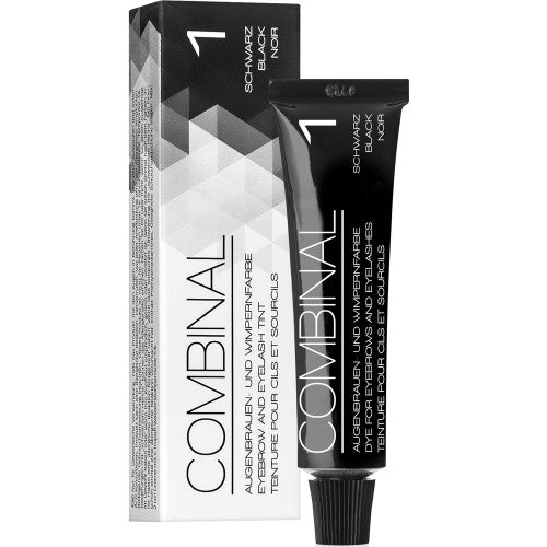 COMBINAL Augenbrauen- und Wimpern-Farbe  SCHWARZ