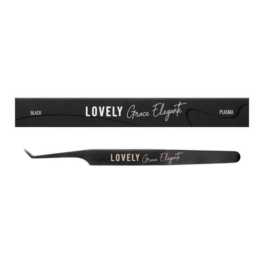 Volume Tweezers - Grace Elegante Black series, 45 degrees, 7 mm