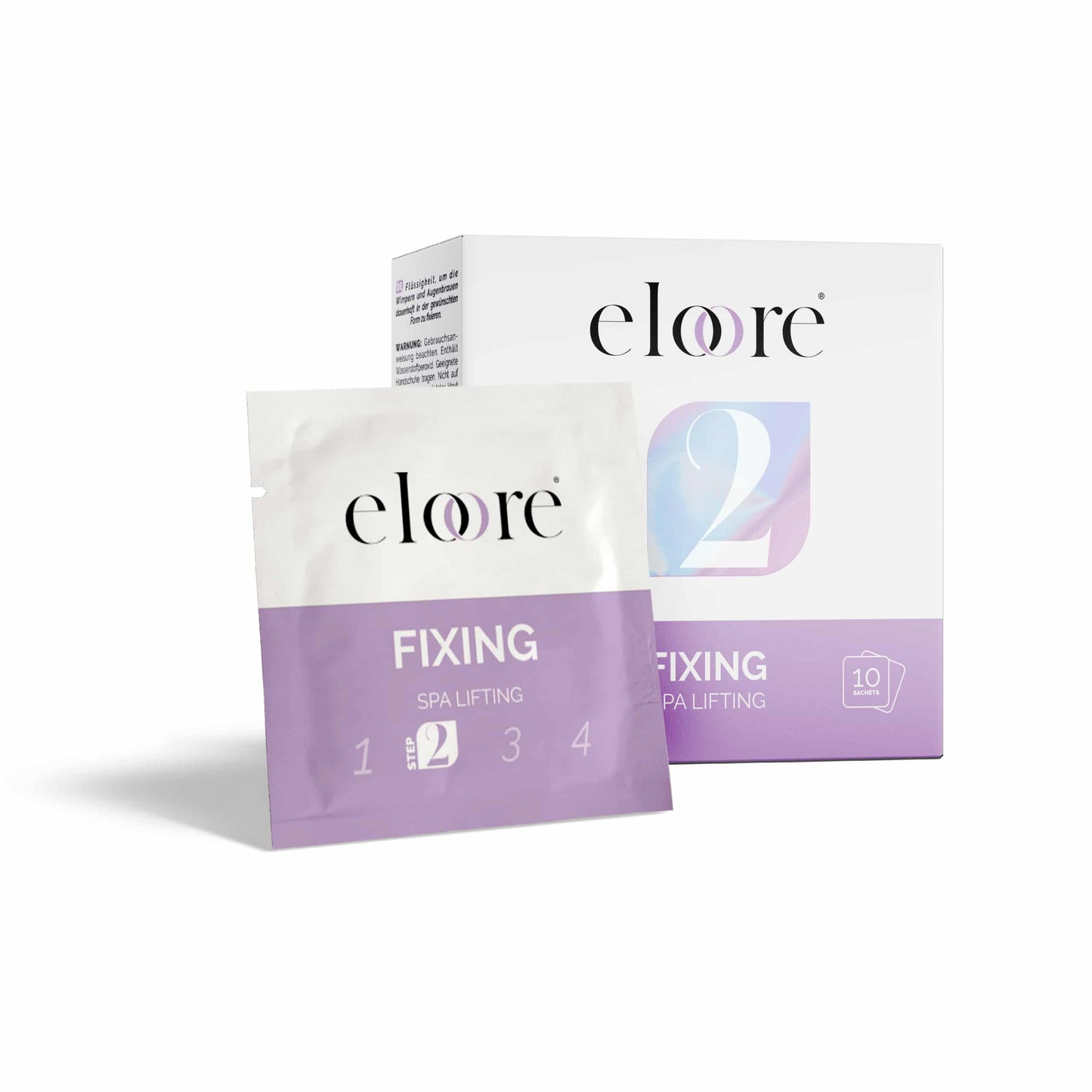 eloore® Sachets 10 x 2ml FIXING LOTION – Cysteamine Lash & Brow Lifting 10er Pack