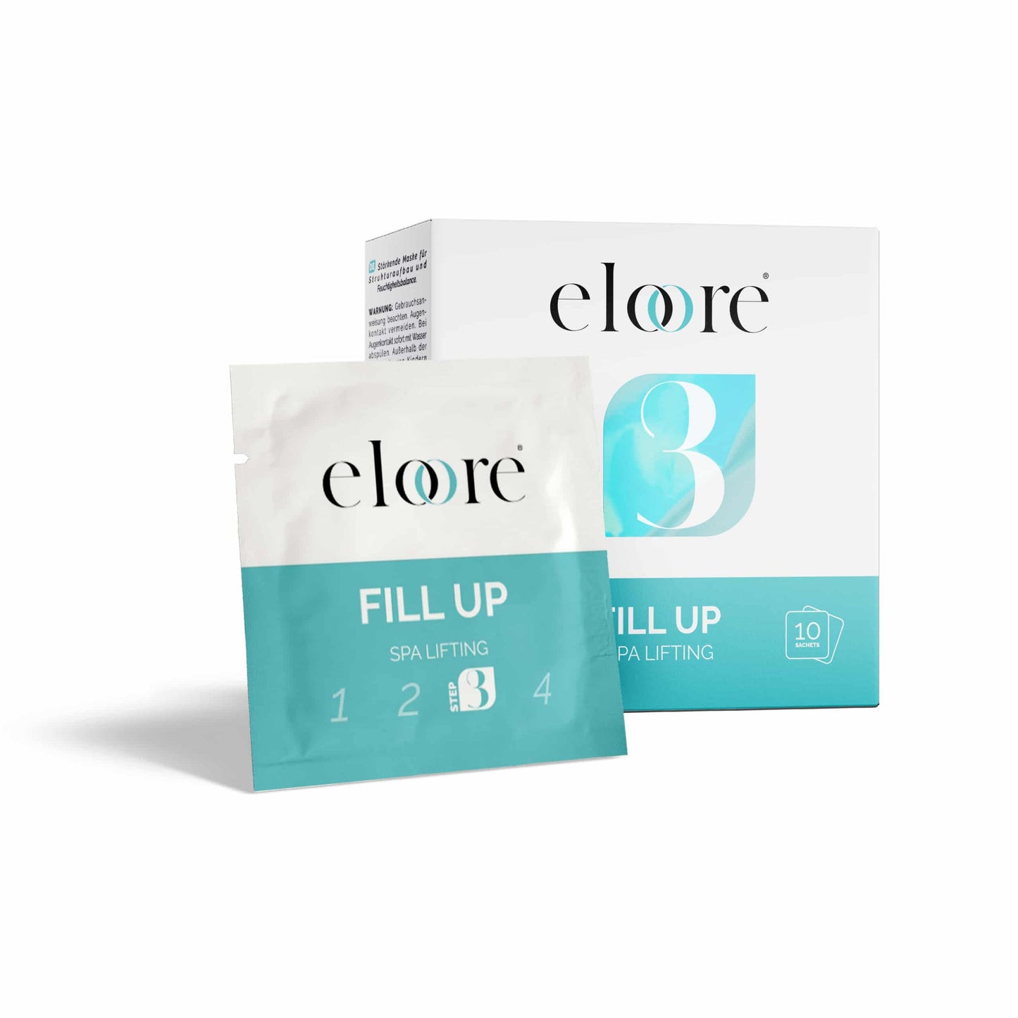 eloore® Sachets 10 x 2ml FILL UP LOTION – Cysteamine Lash & Brow Lifting 10er Pack