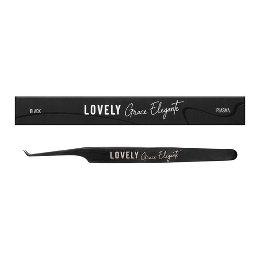 Volume Tweezers - Grace Elegante Black series, 45 degrees, 5 mm